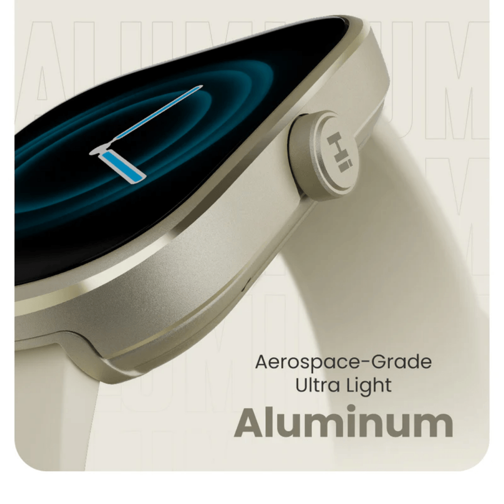 สมาร์ทวอทช์ HIFUTURE LUME PRO หน้าจอ AMOLED 1.85 นิ้ว สี TITANIUM